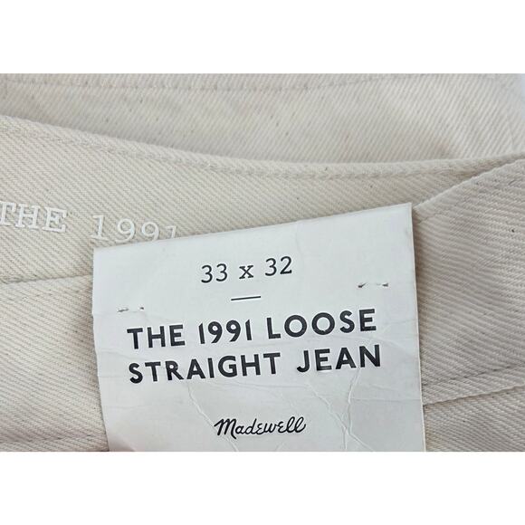 NWT MADEWELL Mens The 1991 Loose Straight Jean Size 33x32 Retail $138 - Picture 6 of 6